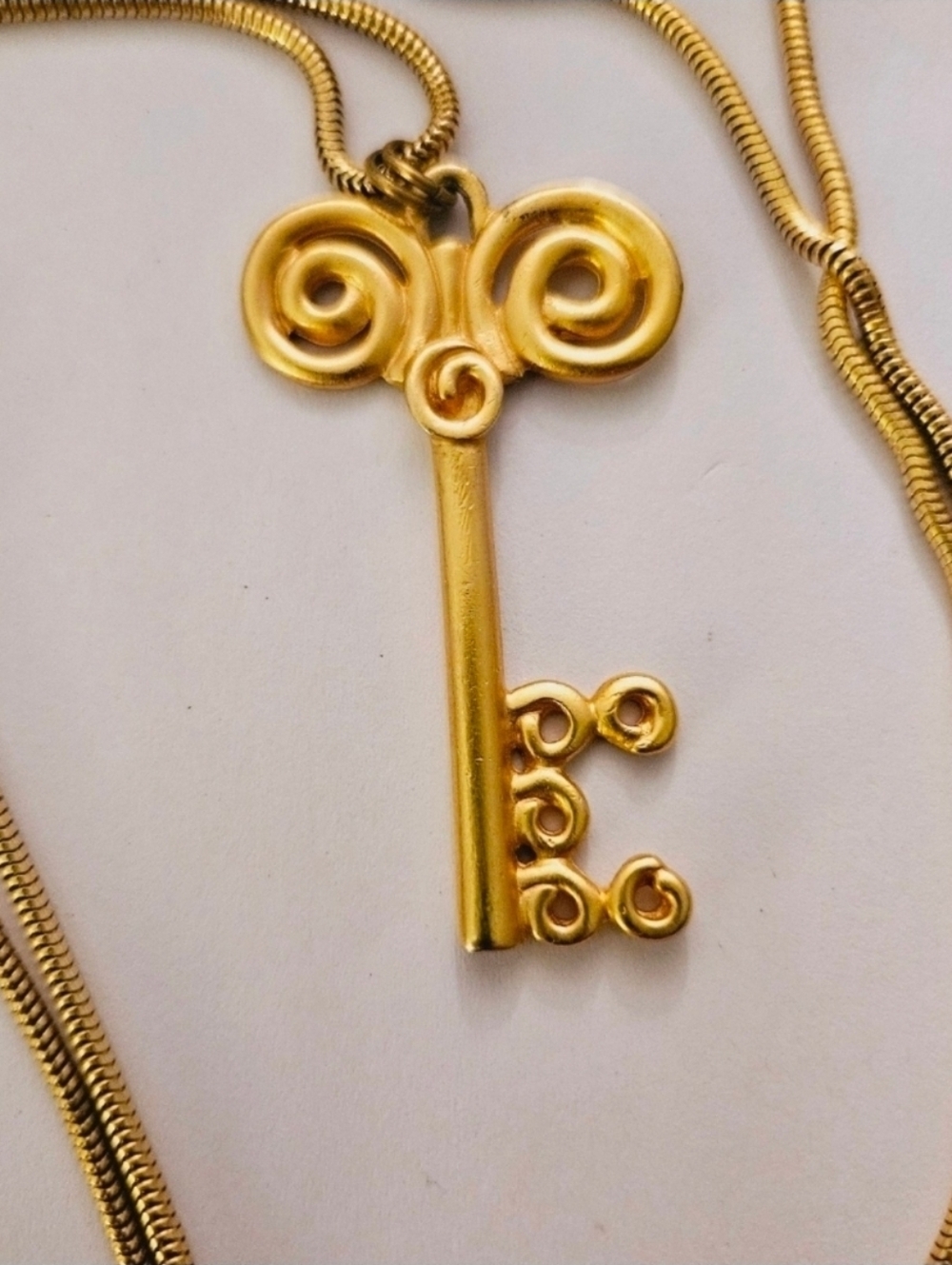 Anne Klein Gold Key Necklace - Picture 11 of 11